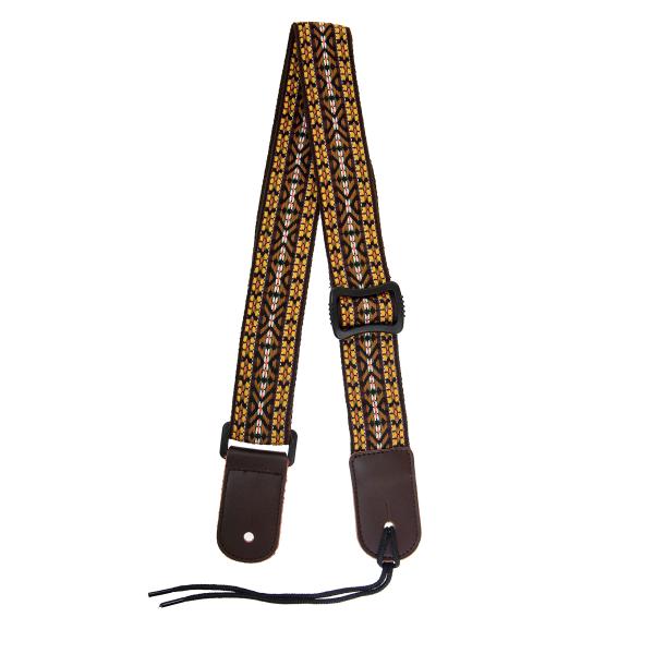 【Famous】 ウクレレストラップ NO.1600 B (エンドピン付属)