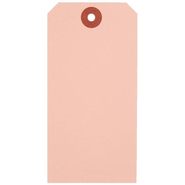 長門屋商店 ニ-352 Nagatoya カラー荷札2号(大) 桃 1000枚入〔1730352〕
