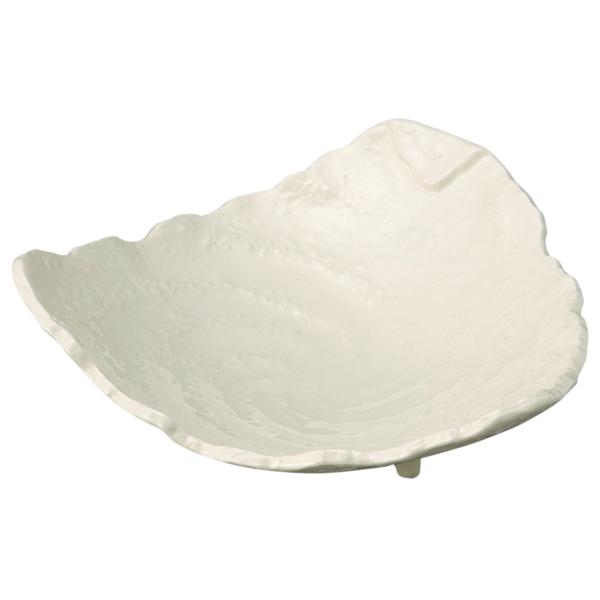 萬古焼 白い器 ておこしホワイト 三角皿 大 08538