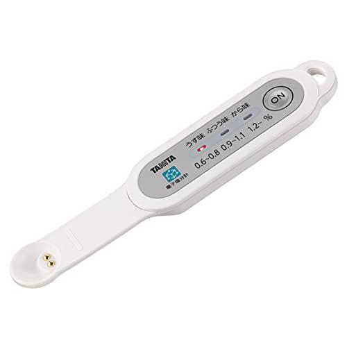 タニタ(Tanita) 塩分計 ホワイト 防水 SO-312 WH しおみスプーン -
