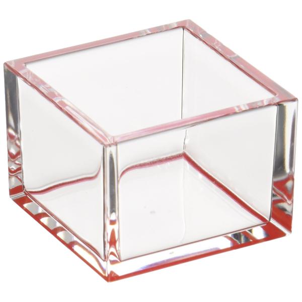 ヤマコー クリア枡 赤 26838