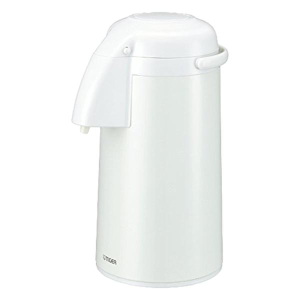 タイガー魔法瓶 保温 保冷 卓上 ガラス魔法瓶 エアー ポット 3.0L とら~ず ホワイト PNM...