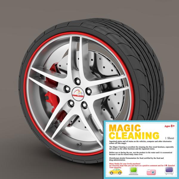 Kabis Wheel protector - Red / Rimblades / Rim Guar...