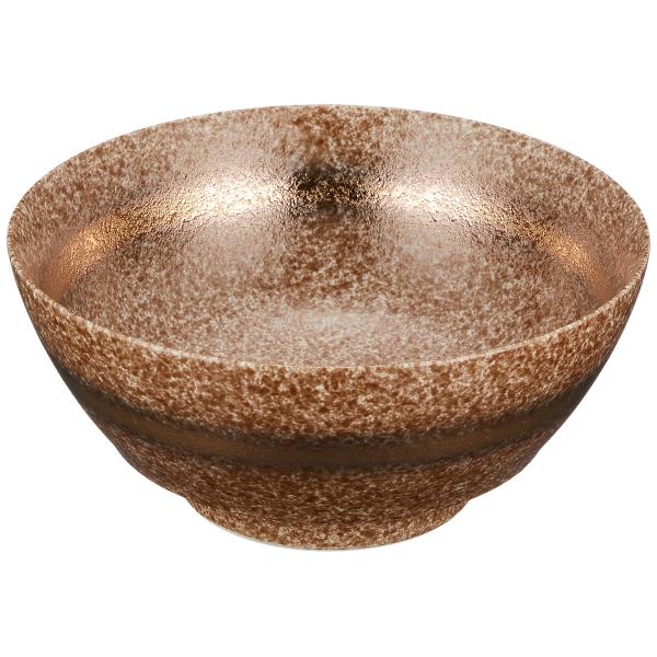 有田焼 陶悦窯 「 究極の ラーメン鉢 」 茶吹金帯 直径約18×高さ8cm ラーメン丼 どんぶり ...