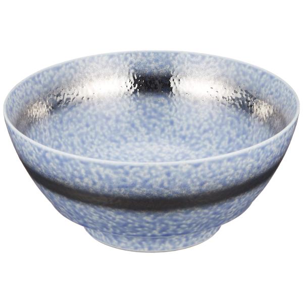 有田焼 陶悦窯 「 究極の ラーメン鉢 」 青吹プラチナ帯 直径約18×高さ8cm ラーメン丼 どん...