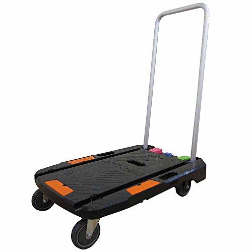 ナンシン コンパクトキャリー ストッパー&amp;荷崩れ防止ガイド付 (積載荷重150kg) CC-101K...