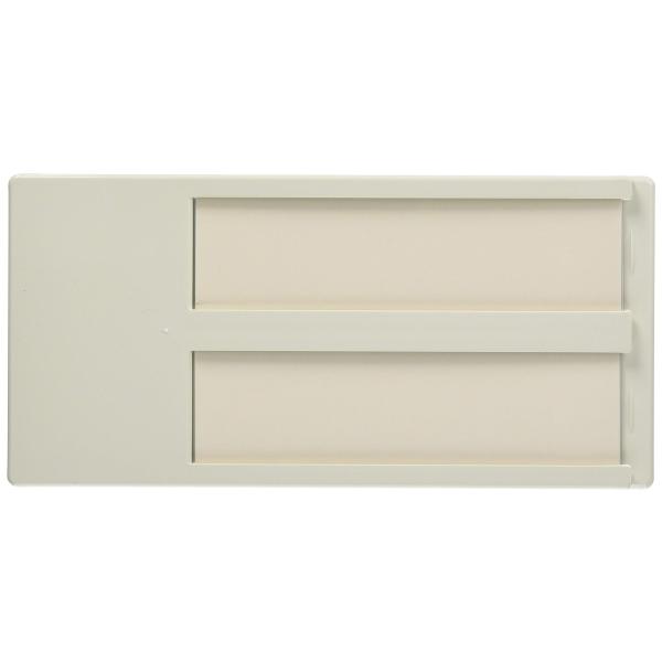 新協和 プラスチック室名札 SN-2 シルバーホワイト