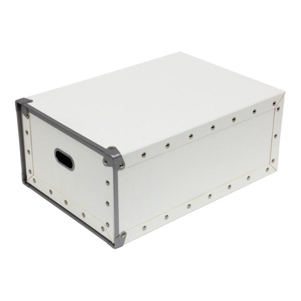 安達紙器 収納ケース 硬質パルプ ボックス 引出式 (幅25.5×奥行36×高さ16cm) PBH-...