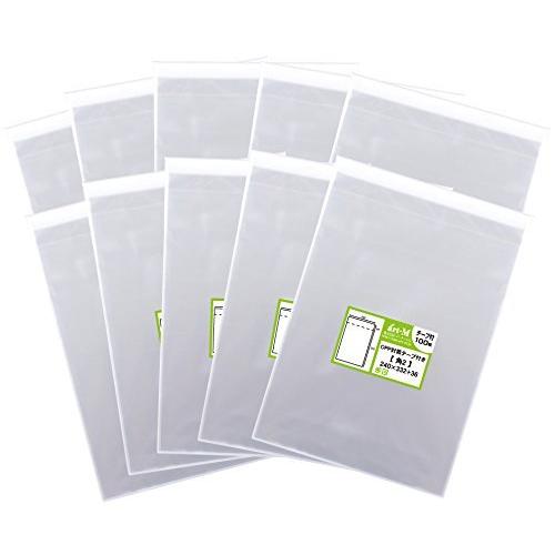 【国産】テープ付 角2【 A4サイズちよっと大きめ用 】透明OPP袋（透明封筒）【1000枚】30ミ...