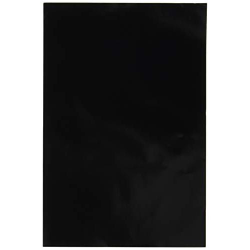 3M 絶縁機能付黒導電アルミ箔テープNo.AL-37BLK A4シート(200x300mm)3枚入