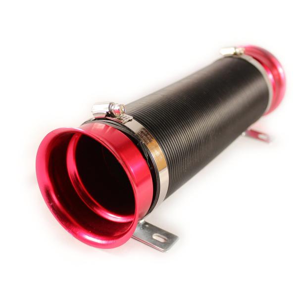 フレキシブル エアダクト 汎用 ホース (レッド)