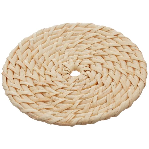 ヤマコー 籐急須敷 （大） 約φ10cm