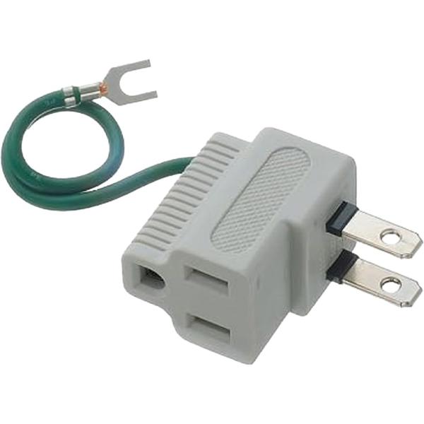 ヤザワコーポレーション 3P対応 L型プラグアダプター 1個口 ホワイト Y02SA04W