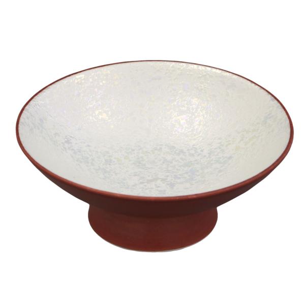 有田焼 田清窯 レッドパール 盃 中