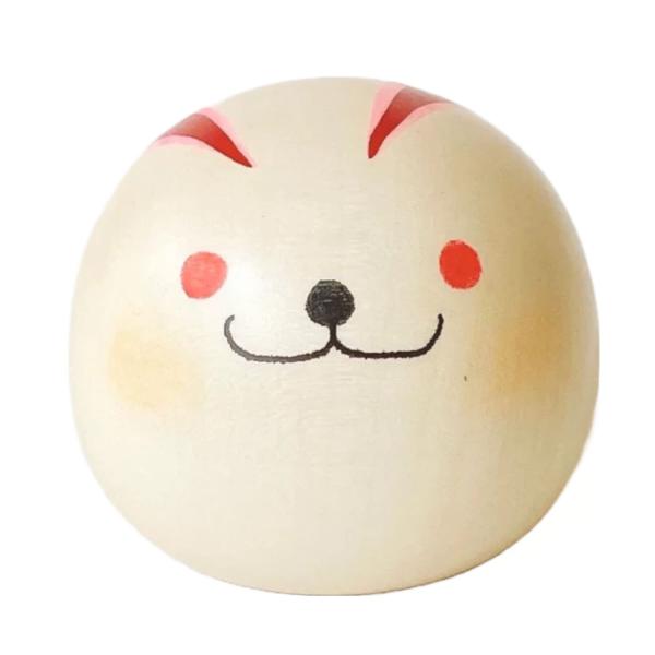 日本のお土産にも人気　日本製　日本こけし　民芸品　工芸品　卯三郎作　１２干支　兎　ゆらころ　卯　こけ...