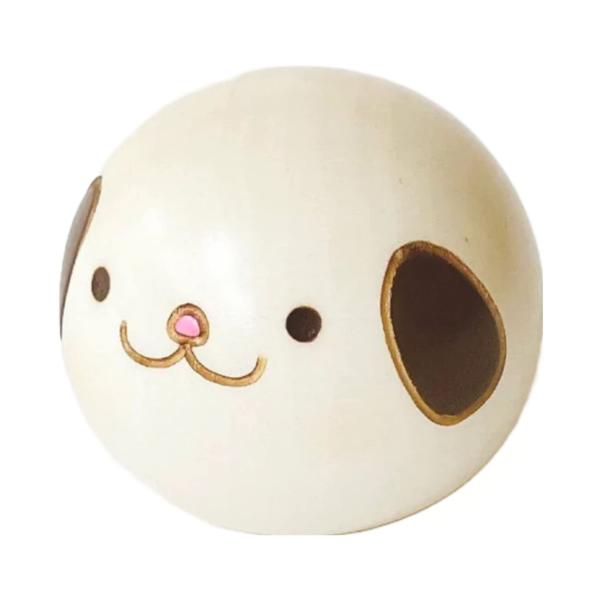 日本のお土産にも人気　日本製　日本こけし　民芸品　工芸品　卯三郎作　１２干支　犬　ゆらころ　戌　こけ...