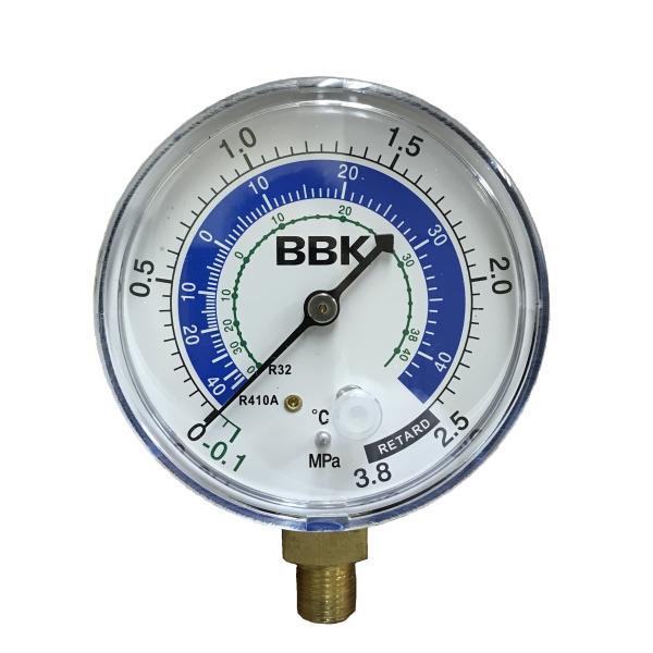 BBK ゲージ RGBL-80 R410A用 低圧連成計