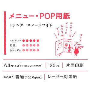PCM竹尾 プリンタ用紙 彩現 メニュー・PO...の詳細画像2