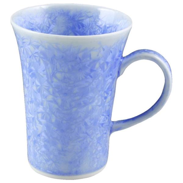 京焼 清水焼 陶あん窯 マグカップ 花結晶(青) KTA805
