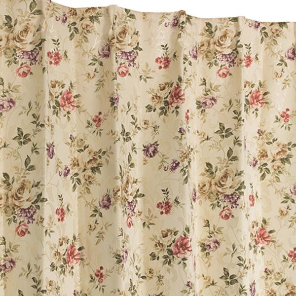 Arie(アーリエ) 裏地付き 形状記憶加工 遮光カーテン ロレッタ2 100×135cm 2枚組 ...