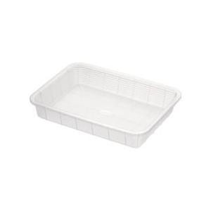 積水 角かご浅型 中 クリア K542C