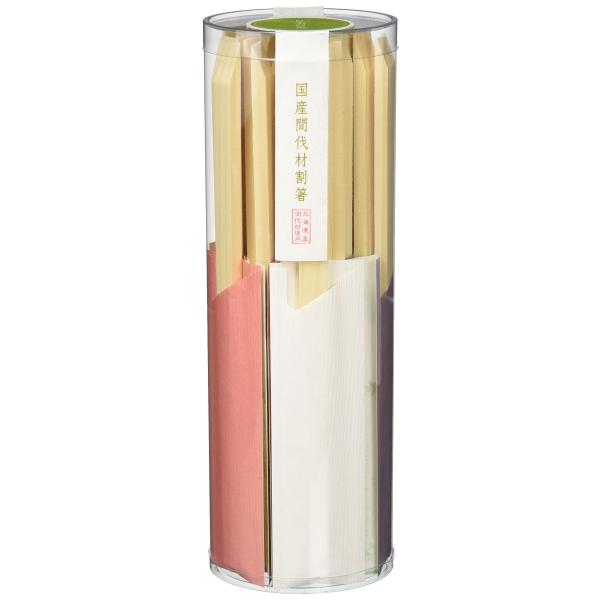 純日本風 和の色彩 割箸 25膳 国産間伐材使用