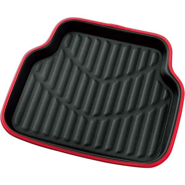 ボンフォーム(BONFORM) カーマット 3Dレザーマット 普通車 リヤ 1枚 防水 丸洗いOK ...