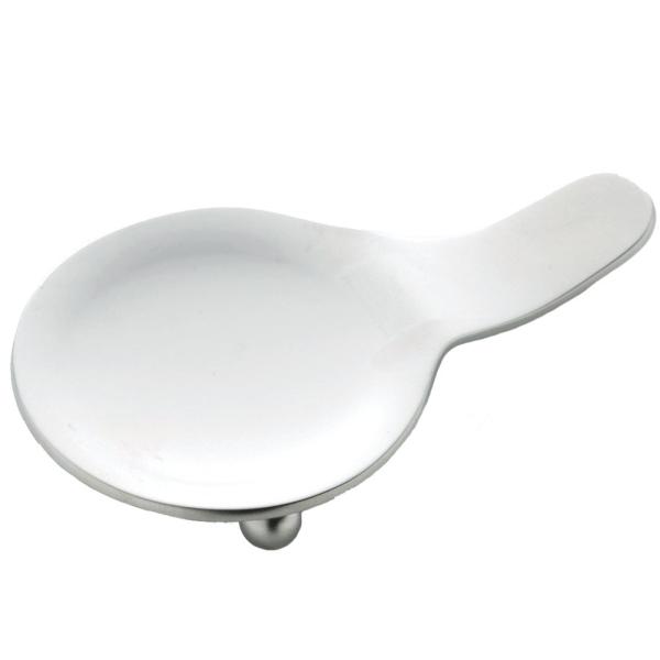 高桑金属 スプーンレスト シルバー サイズ：約W9 D5.4 H1.1 403004