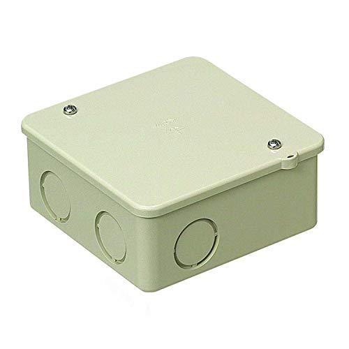 未来工業 PVKボックス 中形四角浅型 ノック付き グレー PVK-AN