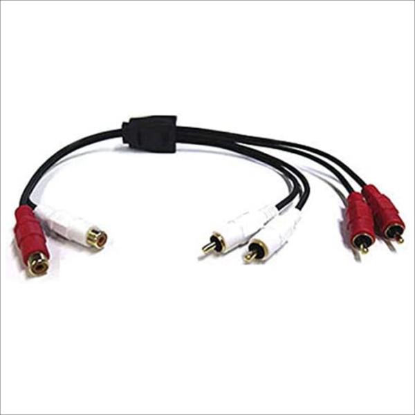 カモン RCAオーディオ2分配ケーブル(メス-オスx2) ODF-Y