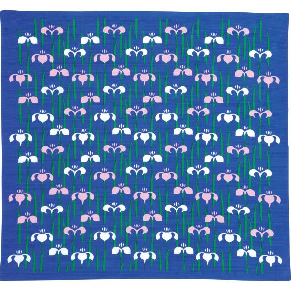 宮本 和雑貨 『おかみさんの大風呂敷』 あやめ 70×70cm 06553