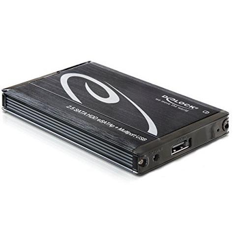 Delock 2.5 インチ SATA HDD (9.5mm) ⇔ USB 3.0 + eSATAp...