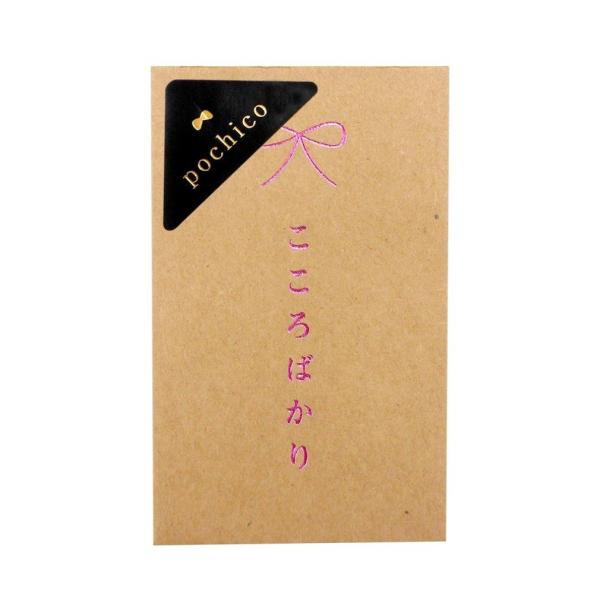 FUN ポチ袋 pochico クラフト PO-C02-2P こころばかり 5枚入 2個P