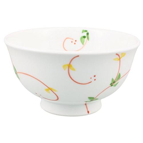 波佐見焼 中善 軽量 飯碗 小 くらら 赤 092031