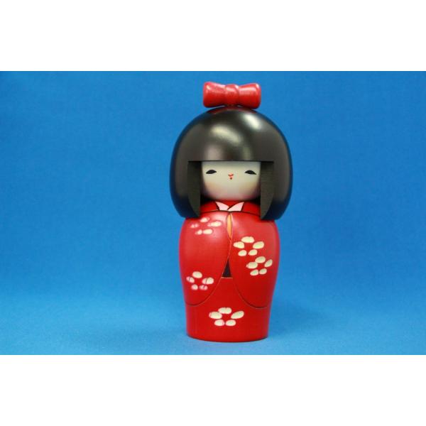 日本のお土産にも人気 【日本製】 民芸品 工芸品 卯三郎作 こけし つぼみ