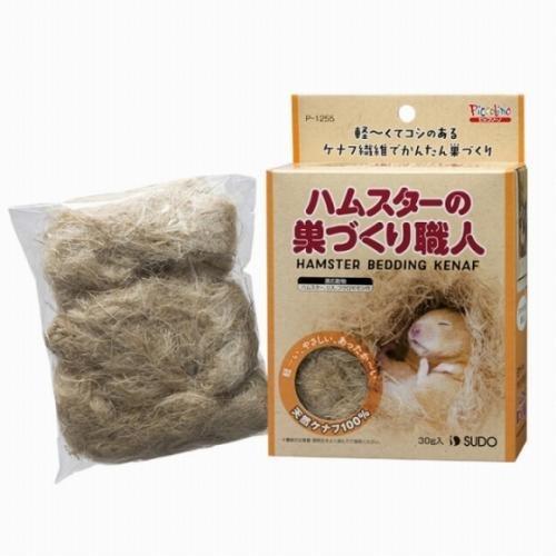 SUDO(スドー) ハムスターの巣づくり職人 30g 巣材 ケナフ P-1255