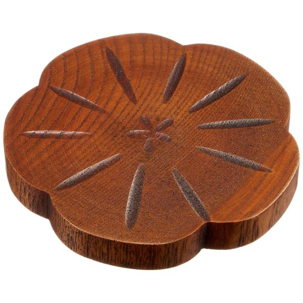 中谷兄弟商会 山中漆器 梅型土瓶敷 スリ漆 33-1814