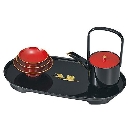 中谷兄弟商会 山中漆器 屠蘇器揃 鶴 33-5212