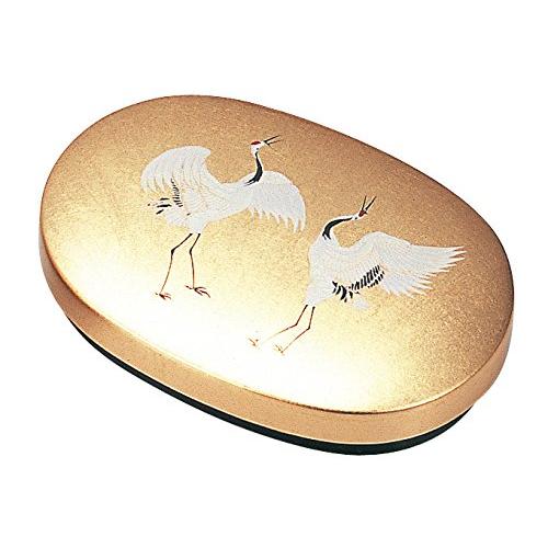 中谷兄弟商会 山中漆器 小判楊枝入 金箔 桜 33-4603