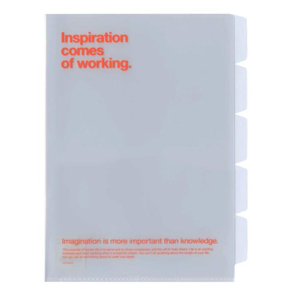 デルフォニックス A4サイズ 5パーツホルダー【クリア】 500103-709