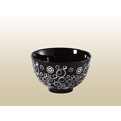 西田(Nishida) 和食器 茶碗 6色唐草模様ご飯茶碗 (4.3号)(黒)/ おうち料亭/業務用...
