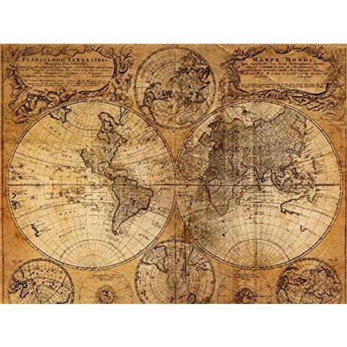 （リトルスワロー） LtSw アンティーク 調 大航海 古地図 インテリア お部屋のイメージUP