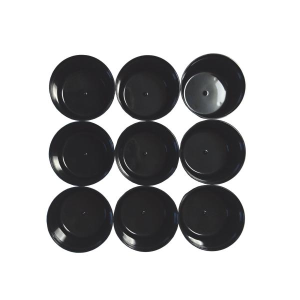 若泉漆器 重箱用仕切 6.5寸重用ブロック仕切丸9個用仕切 黒9個 H-154-17B -