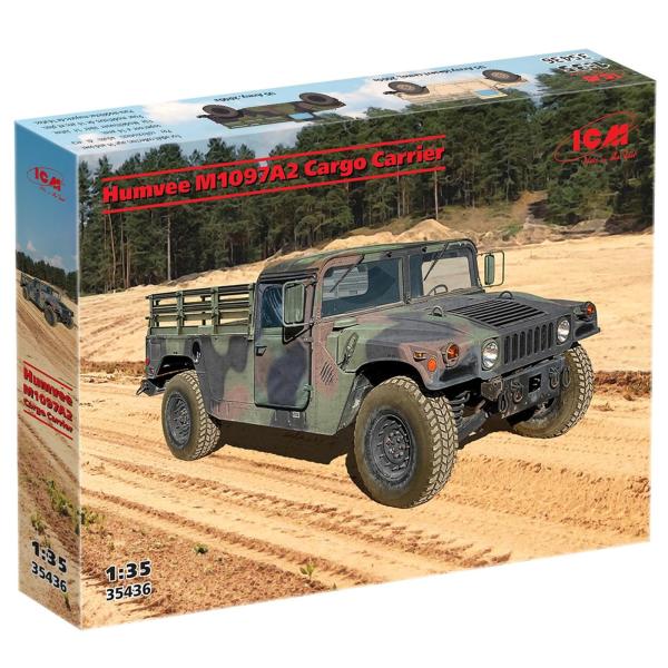 ICM 1/35 アメリカ M1097A2 ハンヴィー 貨物運搬車両 プラモデル 35436 (戦闘...