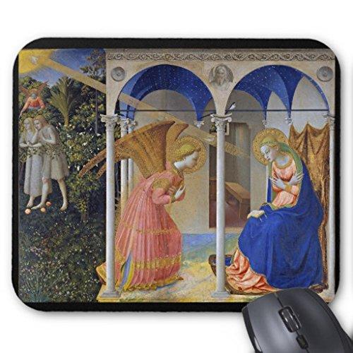フラ・アンジェリコ 『 受胎告知 』のマウスパッド：フォトパッド（世界の名画シリーズ）