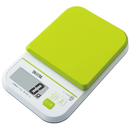 タニタ クッキングスケール キッチン はかり 料理 デジタル 2kg 1g単位 グリーン KJ-21...