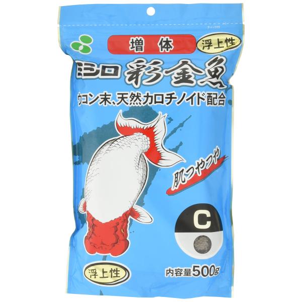 ミシロ 彩金魚 稚魚増体用C 浮上性 500g