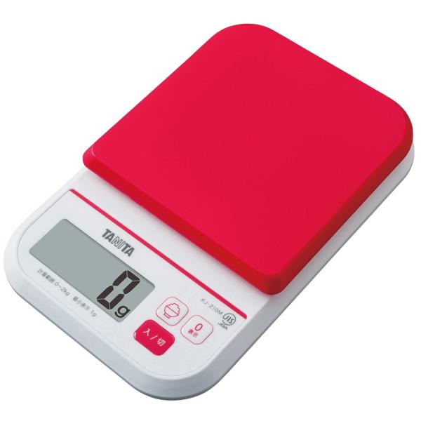 タニタ クッキングスケール キッチン はかり 料理 デジタル 2kg 1g単位 ピンク KJ-210...