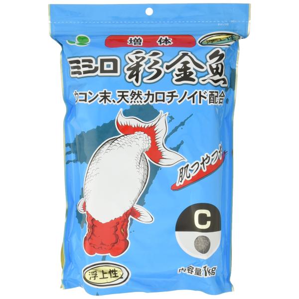 ミシロ 彩金魚 稚魚増体用C 浮上性 1kg