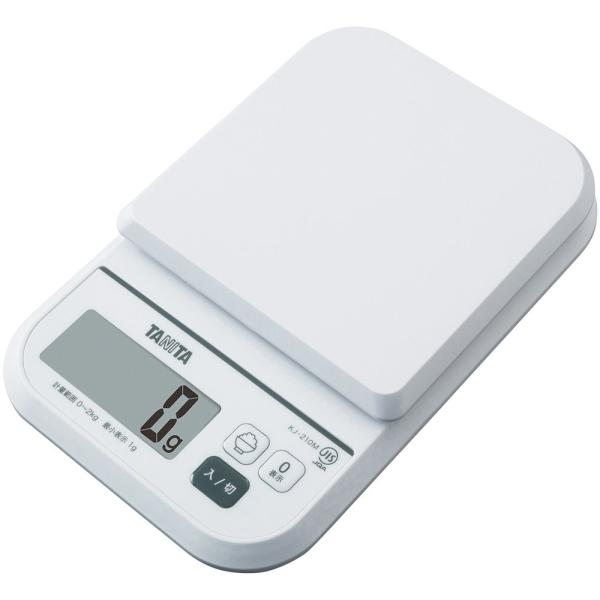 タニタ クッキングスケール キッチン はかり 料理 デジタル 2kg 1g単位 ホワイト KJ-21...